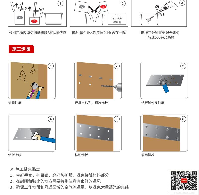 包钢昭化粘钢加固施工过程